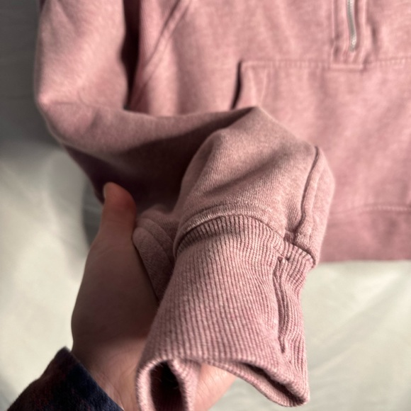 Lululemon faded pink scuba crop sweater - Picture 3 of 8